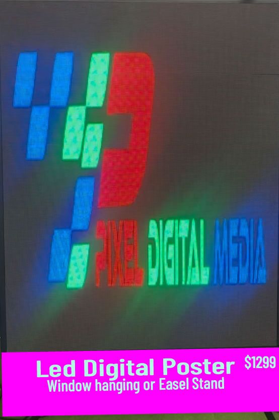 Led Digital Poster just $1299 window or easle stand free - Image 4