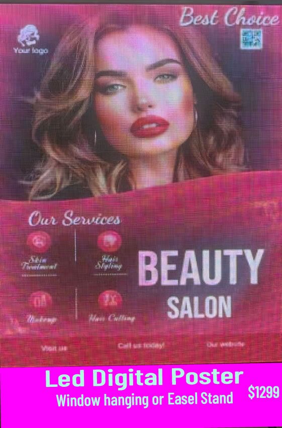 Led Digital Poster just $1299 window or easle stand free - Image 6